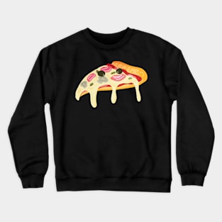 Pattern - Pizza party Crewneck Sweatshirt